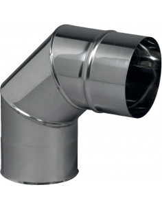 Coude équerre 90° plissé inox D139 TOLERIE EMAILLERIE NANTAISE 262139