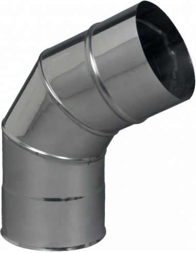 Coude inox 60° plissé inox D139 TOLERIE EMAILLERIE NANTAISE 263139
