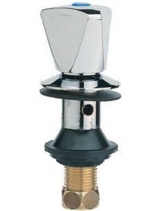 Robinet de bidet mâle 1/2 rosace 45 mm RIQUIER ADRIEN 05965