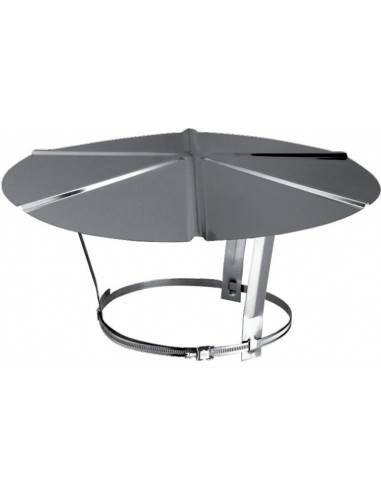 Chapeau inox réglable 140-200 POUJOULAT 52140785