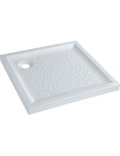 Receveur de douche rectangulaire BASTIA extra-plat 100 X 80 cm à poser blanc GEBERIT 00728200000001