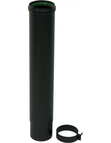 Conduit émaillé noir mat D80+BAGUE TOLERIE EMAILLERIE NANTAISE 348549