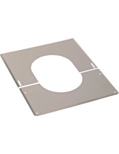 Plaque de finition 0° A 30° inox 80/130 TOLERIE EMAILLERIE NANTAISE 482013