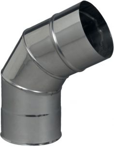 Coude inox 45° plissé inox D180 TOLERIE EMAILLERIE NANTAISE 264180