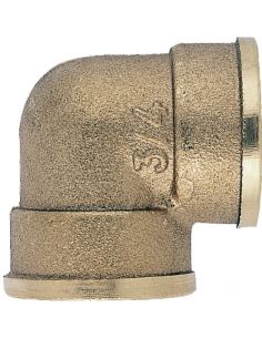 Coude laiton 090 double femelle 2" RIQUIER ADRIEN 02385