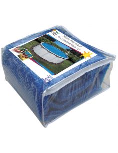 BACHE BULLES BLEU 400M B2C+OEIL 7X3.5 CID PLASTIQUE 8249B4001010001