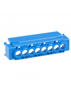 Kaedra capot IP2 pour bornier 8 trous bleu SCHNEIDER 13586