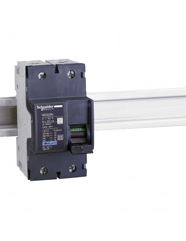 Disjoncteur modulaire Acti9 NG125N 2 Pôles 50A courbe C SCHNEIDER 18627
