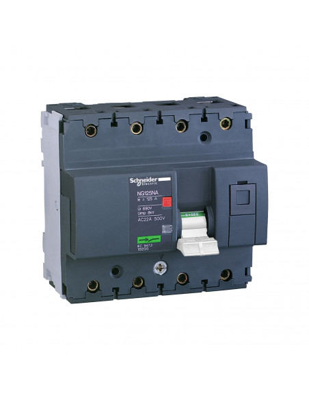 Acti9 interrupteur-sectionneur NG125NA 4P 125A largeur 12 pas de 9 mm SCHNEIDER 18900