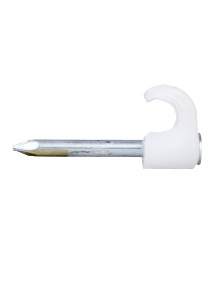 Mureva Fix Clip à clou conduit Ø18-22mm clou Ø2,5-L45mm gris SCHNEIDER 2060028