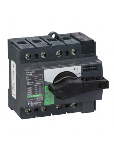 interrupteursectionneur Interpact INS40 4P 40 A SCHNEIDER 28901