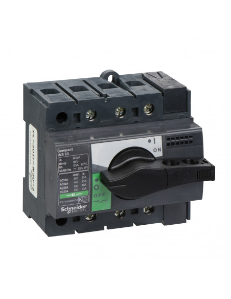 interrupteursectionneur Interpact INS63 3P 63 A SCHNEIDER 28902