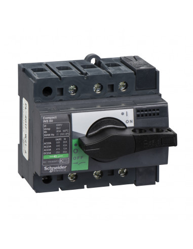 interrupteursectionneur Interpact INS80 3P 80 A SCHNEIDER 28904