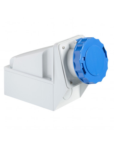 PratiKa socle de prise industrielle 63 A 2P+T 200..250 V CA IP 67 SCHNEIDER 81178