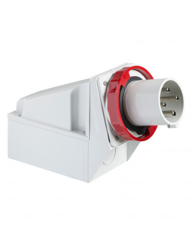 PratiKa socle de connecteur industriel 125 A 3P+N+T 380..415 V CA IP67 SCHNEIDER 81595