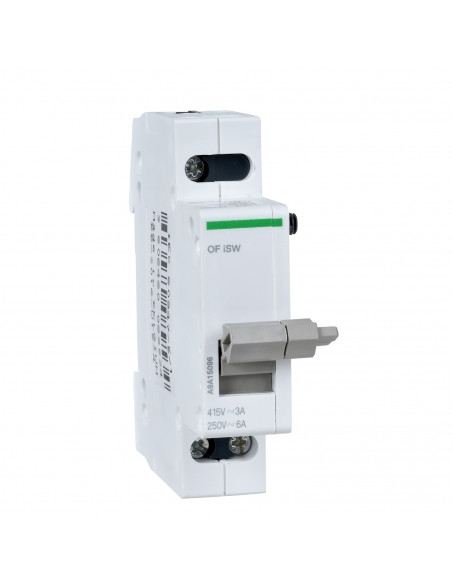 Acti9 iSW contact auixiliaire OF pour interrupteur iSW 3A 415VCA 6A 250VCA SCHNEIDER A9A15096