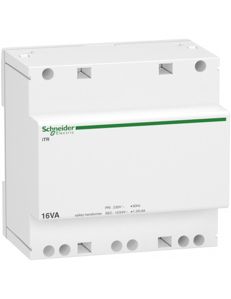 Acti9 iTR transformateur de sécurité 16VA 230Vca/12-24Vca SCHNEIDER A9A15218