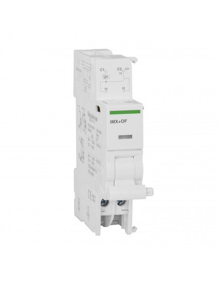 Acti9 iMX+OF déclencheur à émission tension avec contact aux. 12 à 24VCA/CC SCHNEIDER A9A26948
