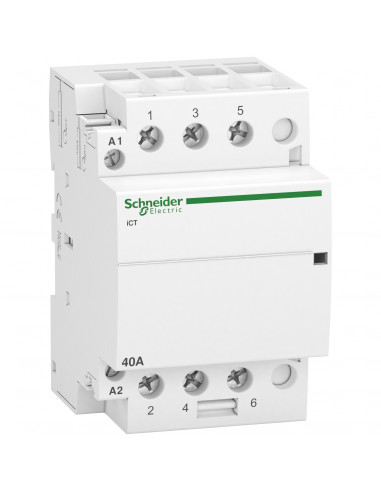 Acti9 iCT contacteur 40A 3NO 230...240VCA 50Hz SCHNEIDER A9C20843