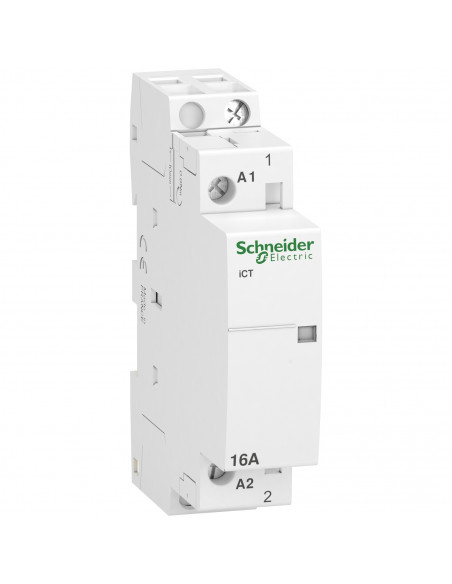 Acti9 iCT contacteur 16A 1NO 12VCA 50Hz SCHNEIDER A9C22011