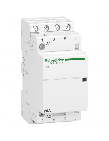 Acti9 iCT contacteur 20A 4NO 220...240VCA 50Hz SCHNEIDER A9C22824