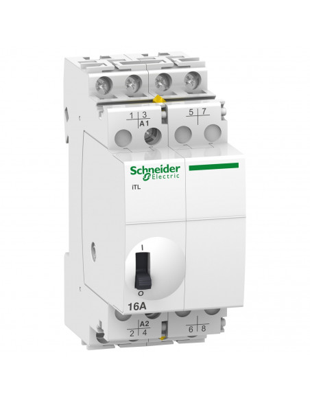 Acti9 iTL télérupteur 16A 4NO 230...240VCA 110VCC 50-60Hz SCHNEIDER A9C30814