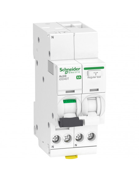 ACTI9 iDD40T XA disjoncteur différentiel auto 1P+N C 10A 4500A/6kA 30mA A SI SCHNEIDER A9DQ2610