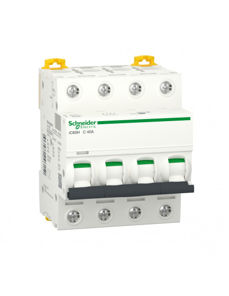 Acti9 iC60H disjoncteur 4P 40A courbe C SCHNEIDER A9F87440