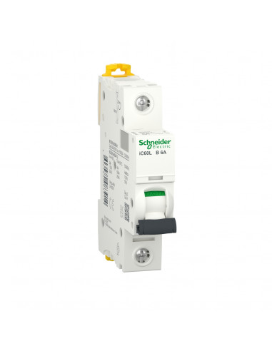 Acti9 iC60L disjoncteur 1P 6A courbe B SCHNEIDER A9F93106