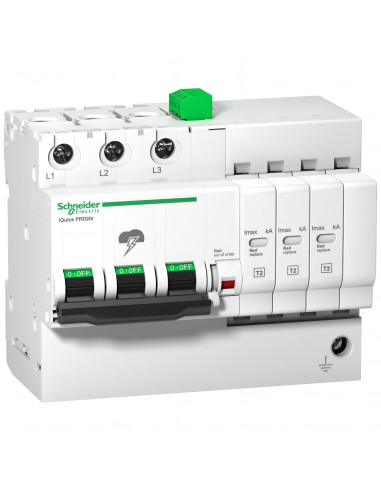 Acti9 iQuick PRD40r parafoudre 3P avec report signalisation SCHNEIDER A9L16293