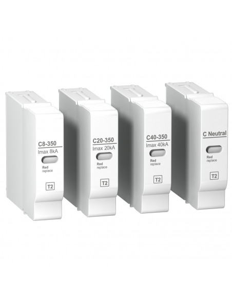 Cartouche pour pararfoudre C neutral-350 1,5kV SCHNEIDER A9L16313
