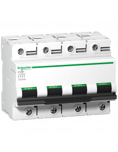 Disjoncteur C120H 4P 80 A courbe D 15 kA SCHNEIDER A9N18523