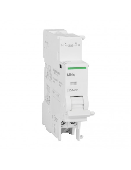 Déclencheur à minimum de tension retardé MNS 230VCA 3A 415VCA 6A 240VCA SCHNEIDER A9N26963