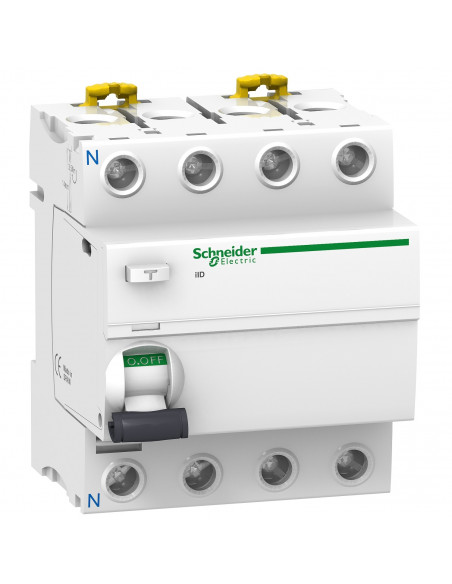Acti9 iID Interrupteur Différentiel 4 Pôles 63A 30mA type AC SCHNEIDER A9R11463