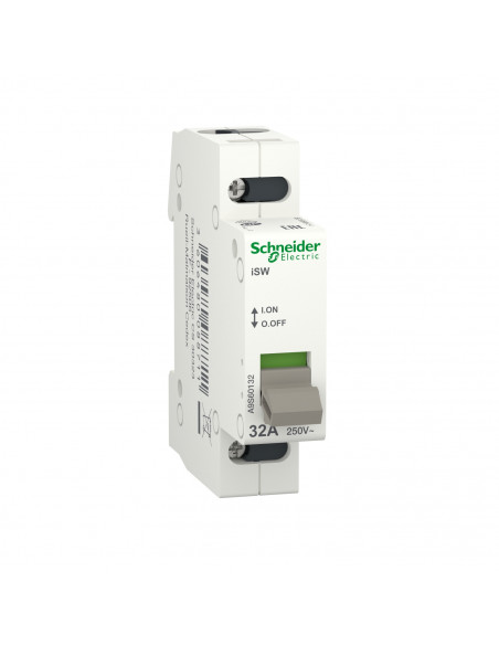 Acti9 iSW interrupteur de commande 1P 32A 250VCA SCHNEIDER A9S60132