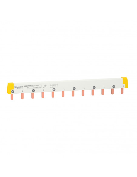 Acti9 iC60 peigne à dents 2 Pôles 100A 12 modules de 18mm SCHNEIDER A9XPH212