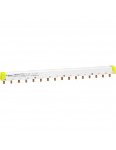 Acti9 iC60 peigne de raccordement à dents 4P 100A 16 modules de 18mm SCHNEIDER A9XPH416