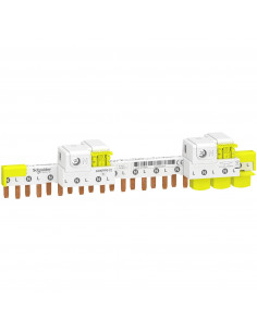 Acti9 iDT40 peigne avec connecteur 1P+N 12 modules de 18mm 63A SCHNEIDER A9XPP612