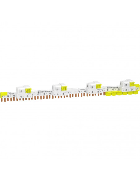 Acti9 iDT40 peigne avec connecteur 1P+N 24 modules de 18mm 63A SCHNEIDER A9XPP624