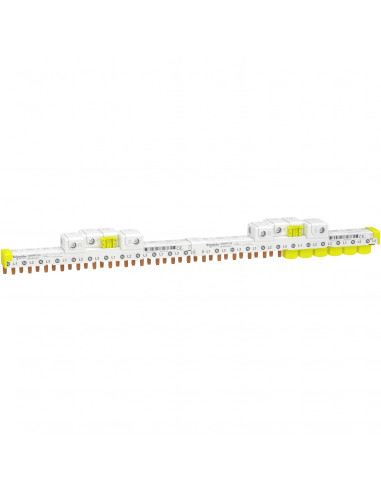 Acti9 iDT40 peigne avec connecteur 3P+N 24 modules de 18mm 63A SCHNEIDER A9XPP724