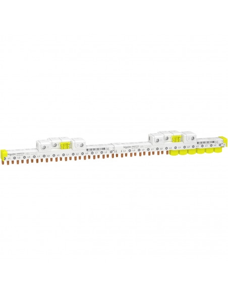 Acti9 iDT40 peigne avec connecteur 3P+N 24 modules de 18mm 63A SCHNEIDER A9XPP724