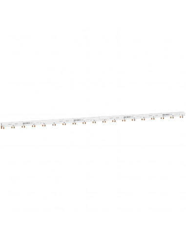 Acti9 iDT40 répartiteur horizontal 1P+N avec Aux et Vigi 9 mm 48 modules SCHNEIDER A9XPV648