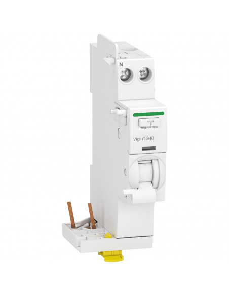Acti9 iTG40 module différentiel Vigi tête de groupe 1P+N 40A 30mA type A SI SCHNEIDER A9Y14640