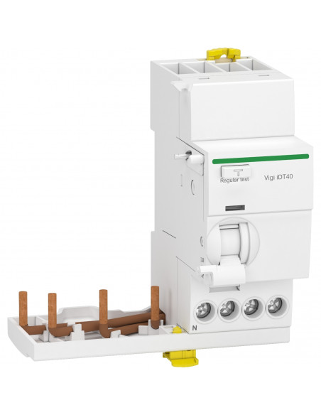 Acti9 iDT40 module différentiel Vigi départ iDT40 3P+N 40A 30mA type A SI SCHNEIDER A9Y64740