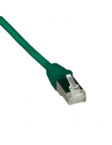Actassi cordon CL-MNC F/UTP 4 paires cat. 6 LSZH 0,5 mètre vert SCHNEIDER ACTPC6FULS05GR