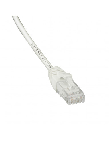 Actassi cordon CL-MNC F/UTP 4 paires cat. 6 LSZH 0,5 mètre blanc SCHNEIDER ACTPC6FULS05WE