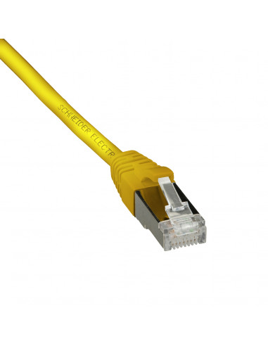 Actassi cordon CL-MNC F/UTP 4 paires cat. 6 LSZH 0,5 mètre jaune SCHNEIDER ACTPC6FULS05YL