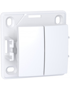 Alréa Double va-et-vient blanc polaire SCHNEIDER ALB61056P