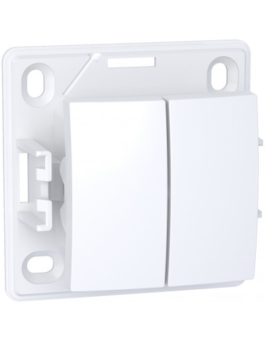 Alréa Double va-et-vient blanc polaire SCHNEIDER ALB61056P