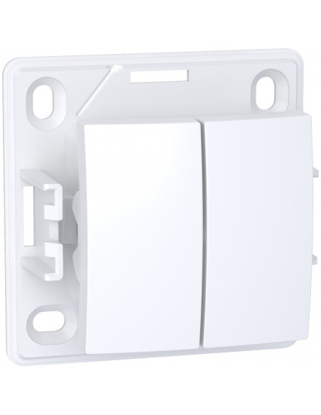 Alréa Double va-et-vient blanc polaire SCHNEIDER ALB61056P